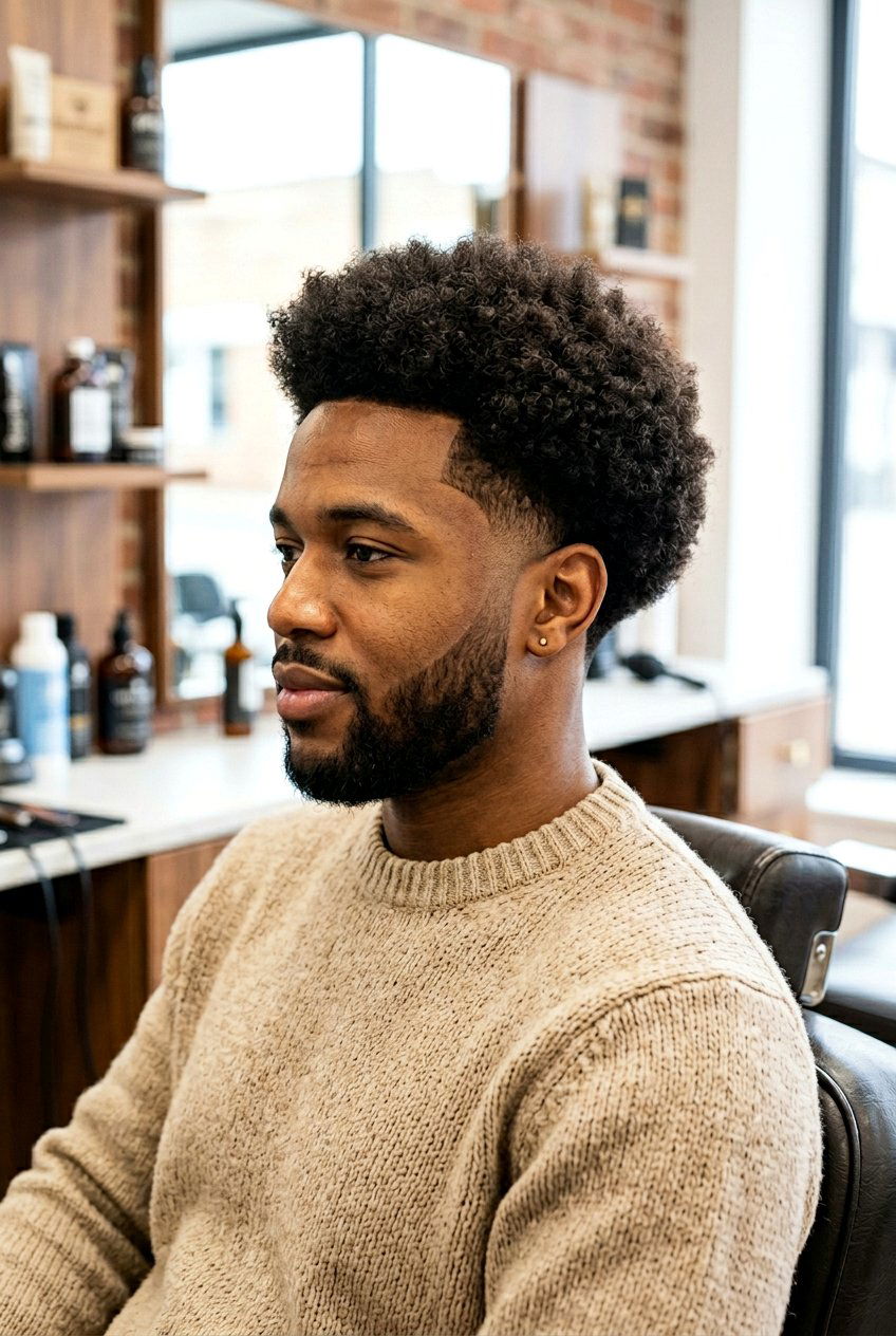 Nappy Afro Burst Fade - 20 afro burst fade haircut men - 20 afro burst fade haircut men