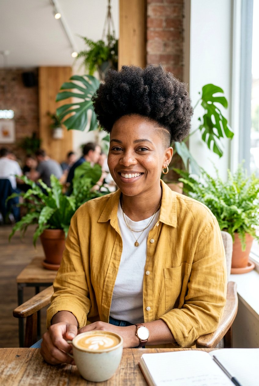 Natural Afro with Shaved Sides - 20 natural hairstyle with shaved sides - 20 natural hairstyle with shaved sides