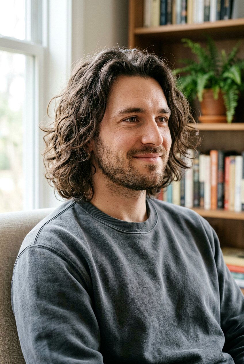 Natural Air Dried Flow - 20 surfer flow for wavy hair men - 20 surfer flow for wavy hair men