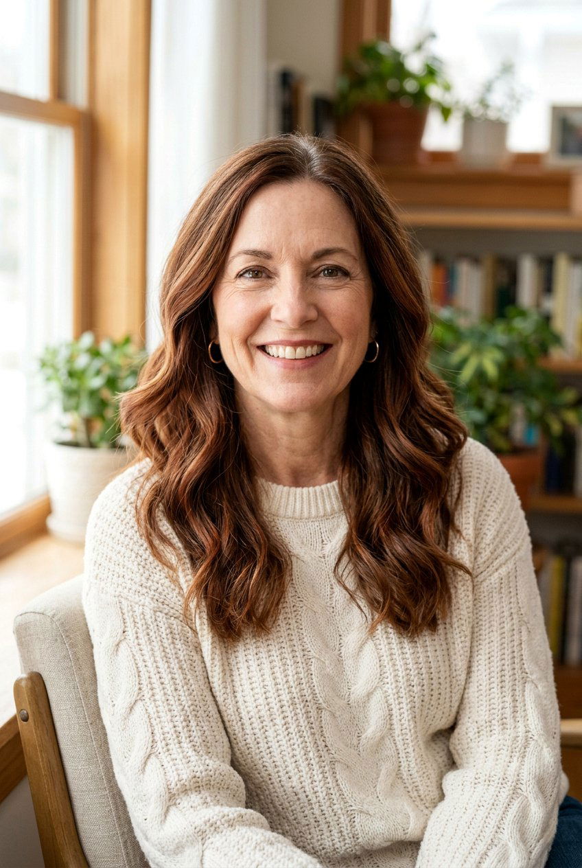 Natural Auburn Balayage For Low Maintenance - 20 auburn balayage for women over 50 - 20 auburn balayage for women over 50