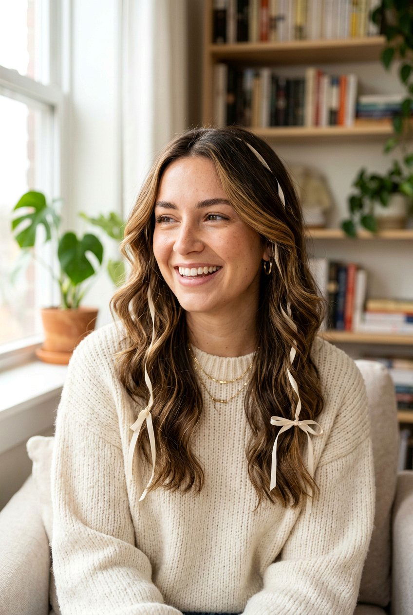 Natural Brunette With Caramel Highlights - 20 natural brunette highlights - 20 natural brunette highlights