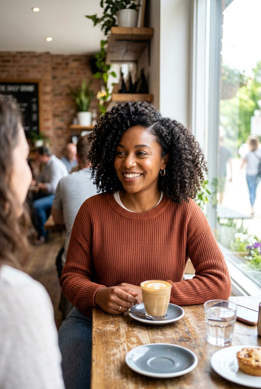 Natural Curls For Coffee Date - 20 coffee date hairstyles - 20 coffee date hairstyles