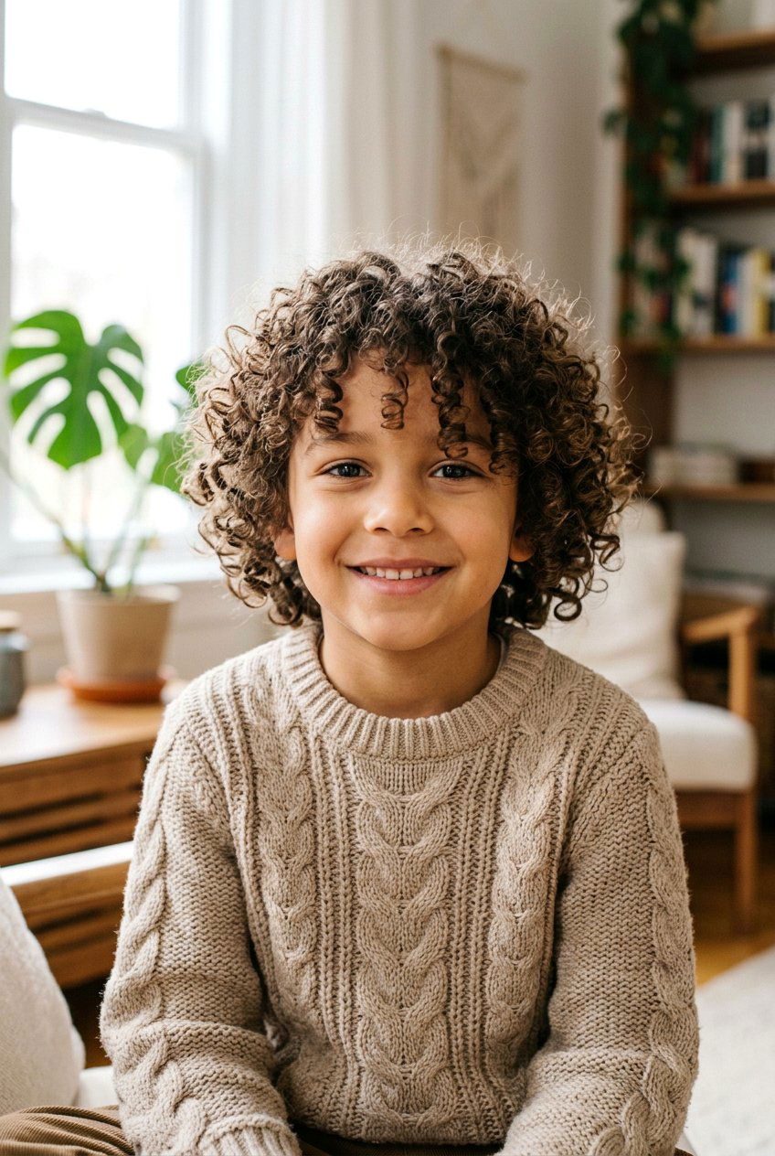 Natural Curls Mop - 20 mixed boys curly mop haircut - 20 mixed boys curly mop haircut