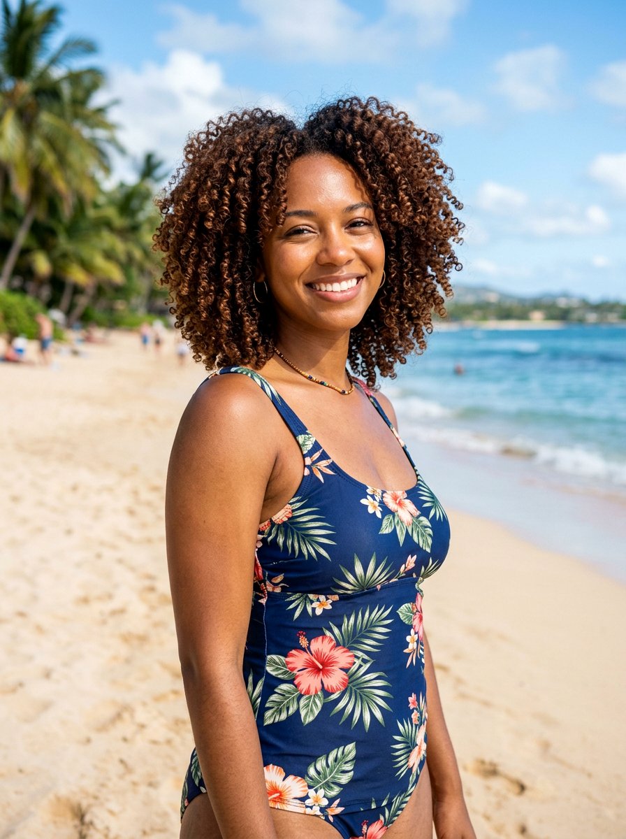 Natural Curls Wash And Go Vacation Hair - 20 vacation hair ideas for women - 20 vacation hair ideas for women