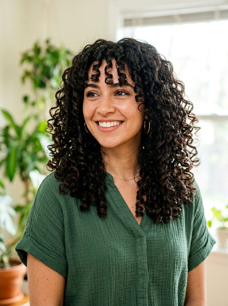 Natural Curls With Defined Ringlets - 20 no fuss interview hairstyle for women - 20 no fuss interview hairstyle for women