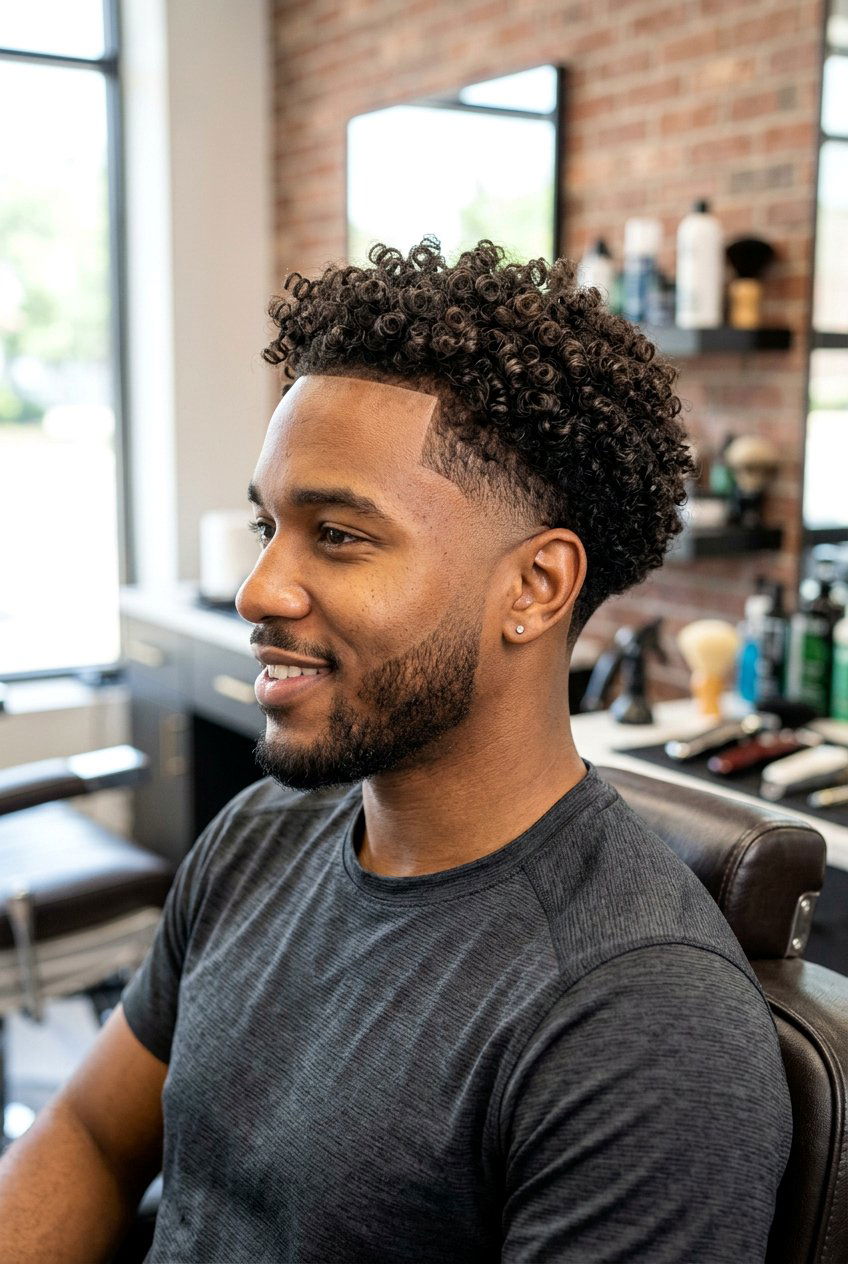 Natural Curls With Taper - 20 medium length hairstyles for men - 20 medium length hairstyles for men