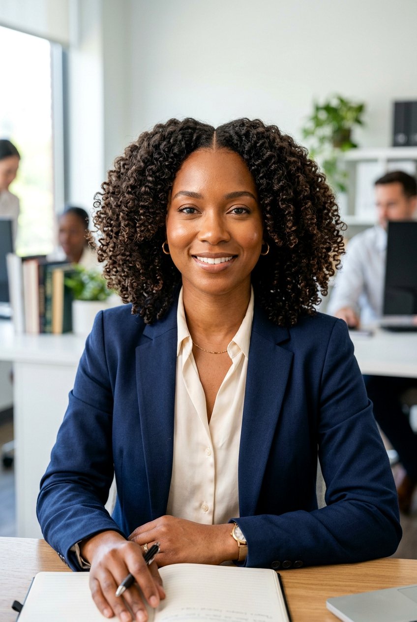 Natural Curly Hair With Defined Shape - 20 simple interview curls - 20 simple interview curls