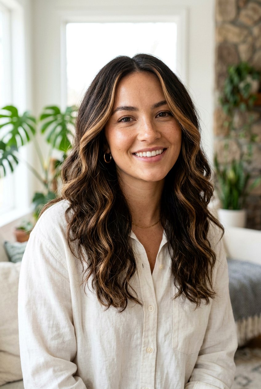 20 Flattering Natural Dark Brown Hair Color Ideas to Try