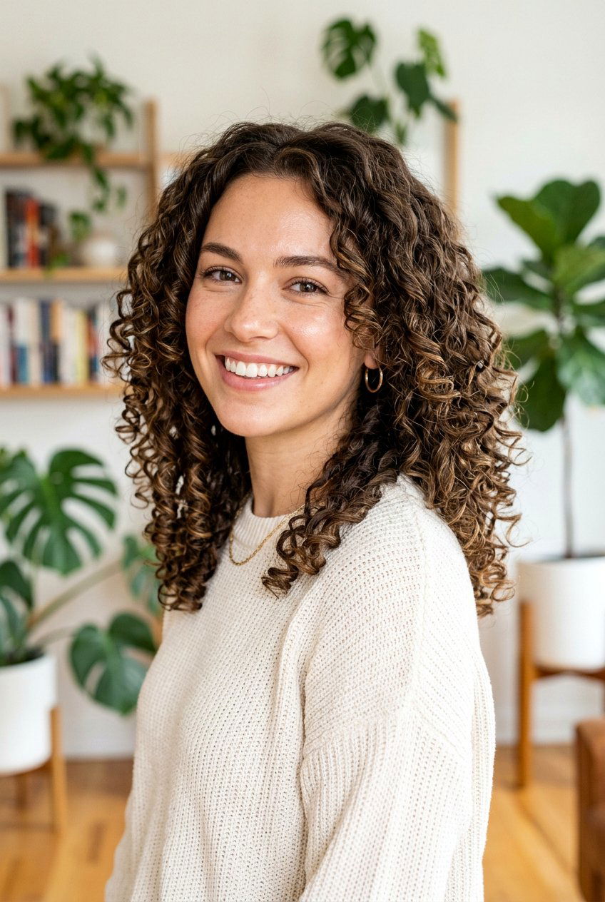 Natural Defined Curls on Shoulder Length Hair - 20 sophisticated hairstyles for women - 20 sophisticated hairstyles for women