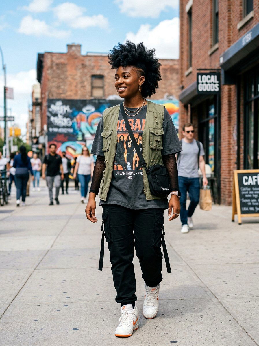 Natural Hair Frohawk - 20 tapered natural haircut for round face - 20 tapered natural haircut for round face