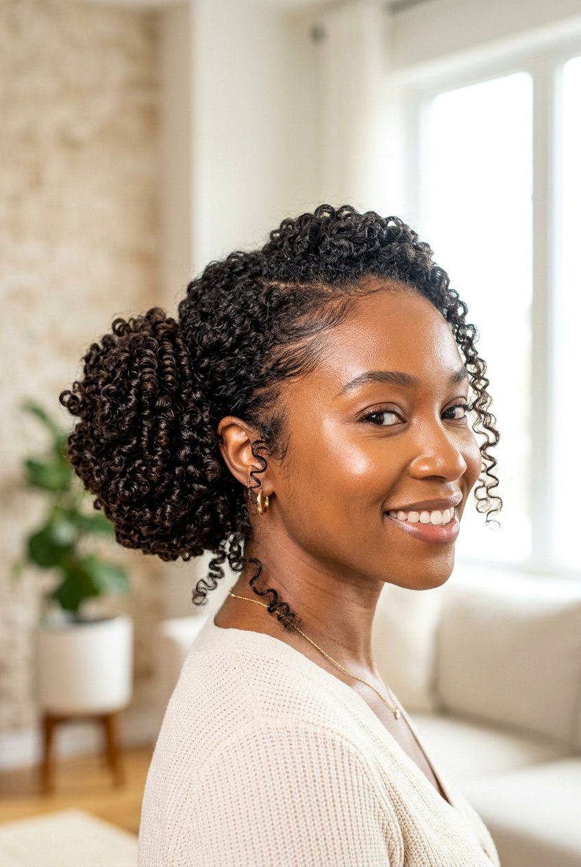20 Elegant Bridesmaid Side Bun With Curls For Your Wedding