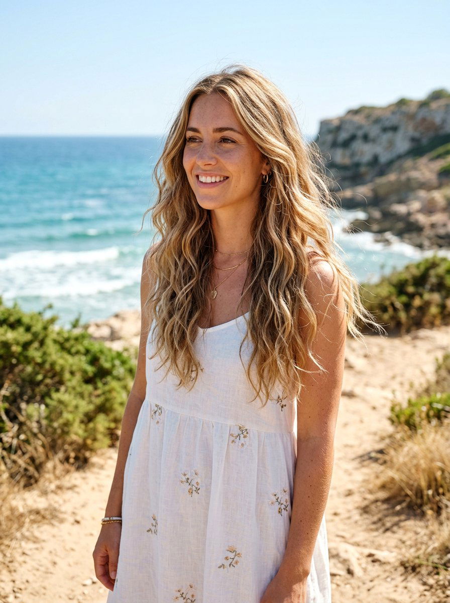 Natural Looking Golden Balayage - 20 easy maintenance balayage for busy women - 20 easy maintenance balayage for busy women