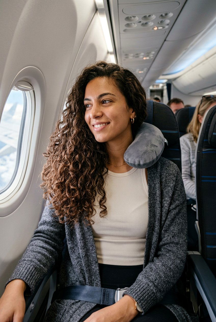 Natural Loose Curls For Airplane Travel - 20 airplane hairstyles for long hair - 20 airplane hairstyles for long hair