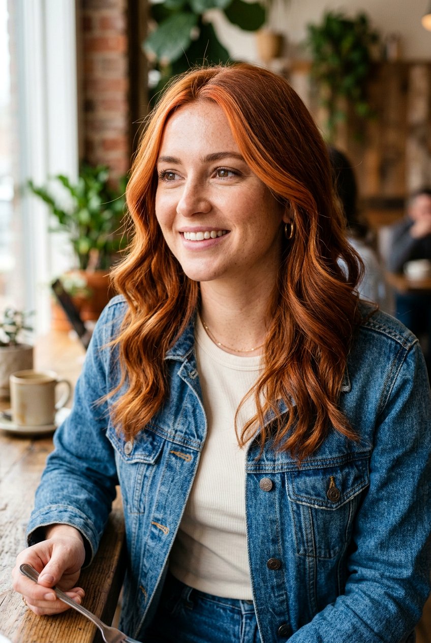 Natural Red Money Piece Hair - 20 natural looking money piece hair - 20 natural looking money piece hair