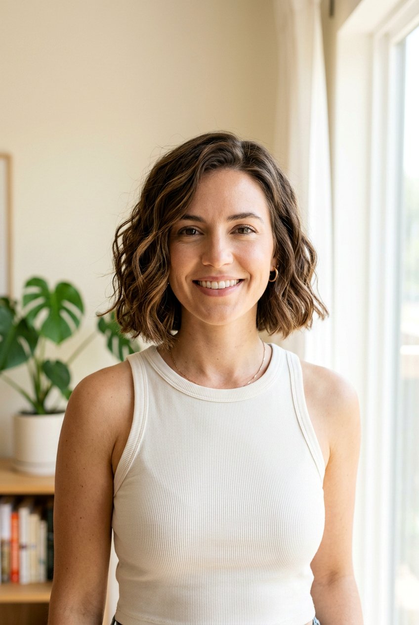 Natural Texture Bob - 20 clean girl bob hairstyle - 20 clean girl bob hairstyle