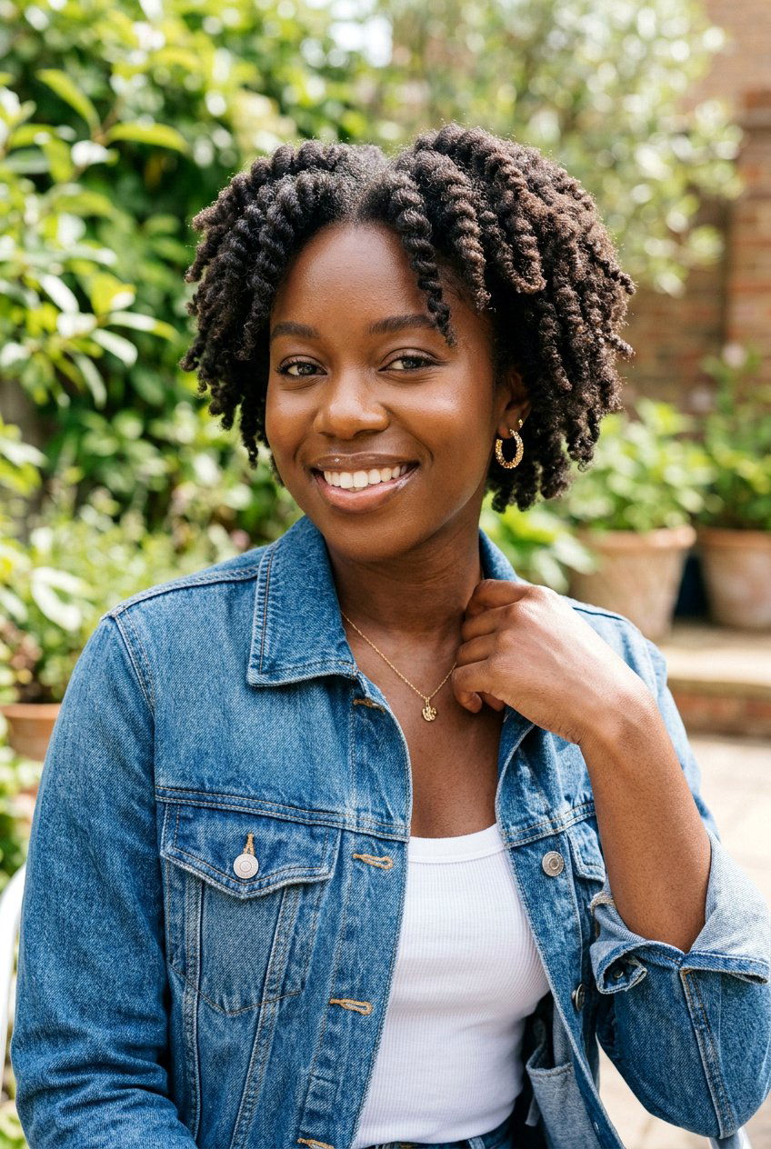 Natural Twist Out Crop - 20 black women mature short haircut ideas - 20 black women mature short haircut ideas