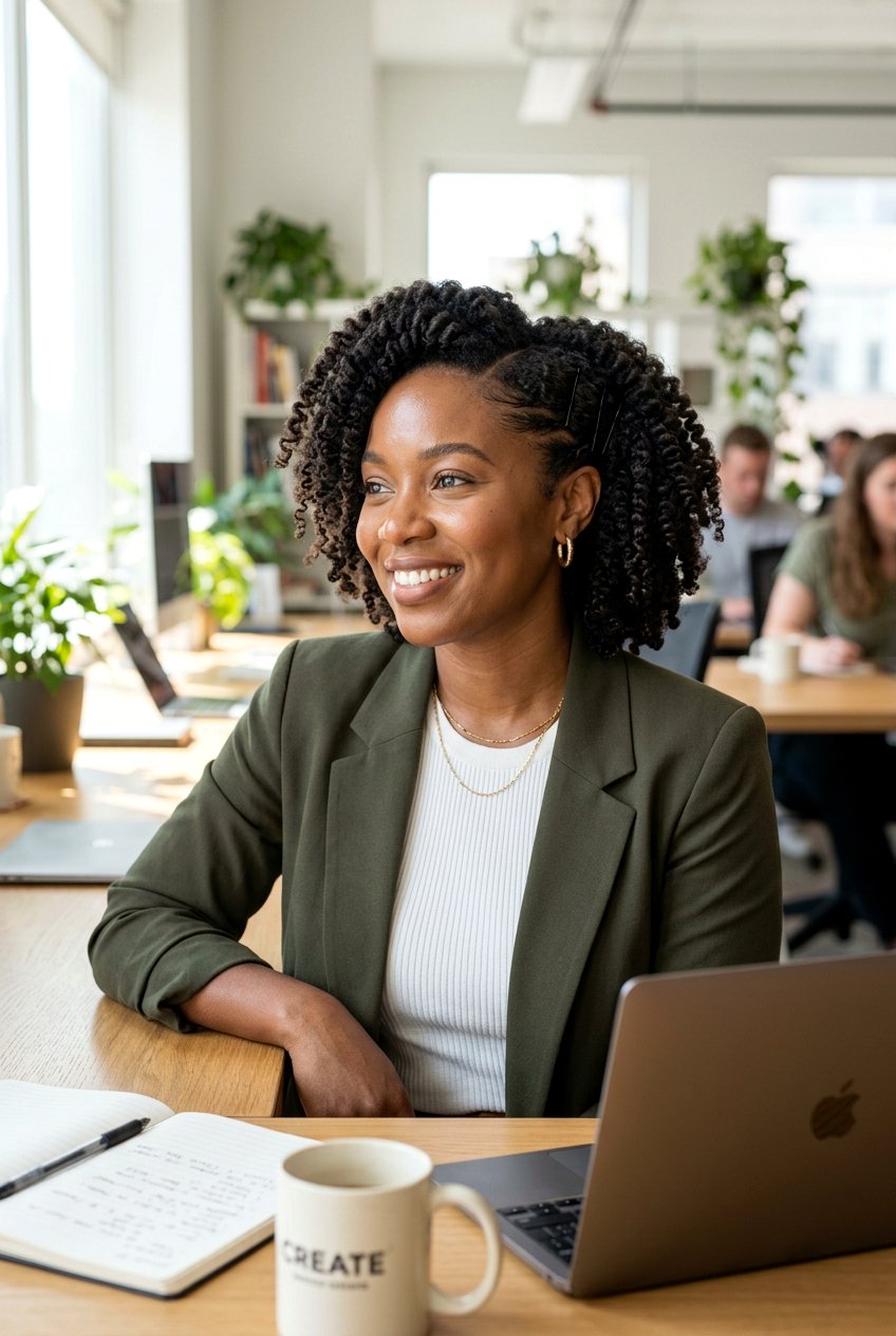 Natural Twist Out For Work From Home - 20 tidy hairstyles for work from home - 20 tidy hairstyles for work from home