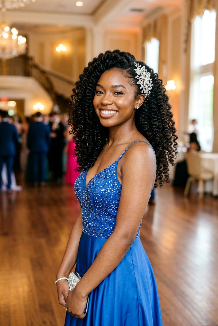 Natural Twist Out - 20 black women prom hairstyle ideas - 20 black women prom hairstyle ideas