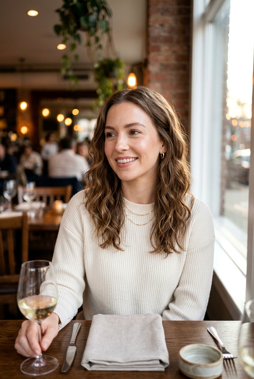 Natural Waves For Dinner Date - 20 dinner date hairstyles - 20 dinner date hairstyles