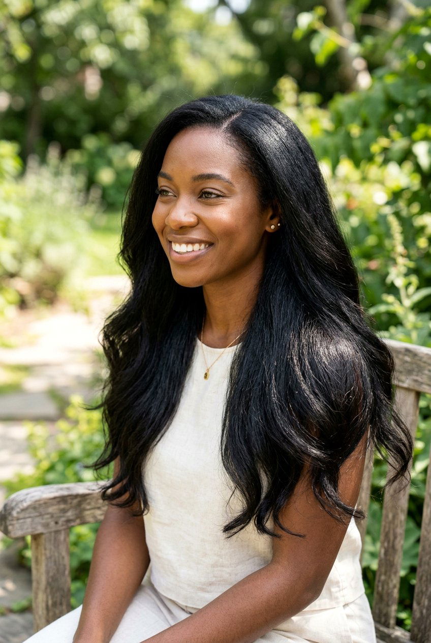 Natural black hair - 20 natural black hair color ideas - 20 natural black hair color ideas