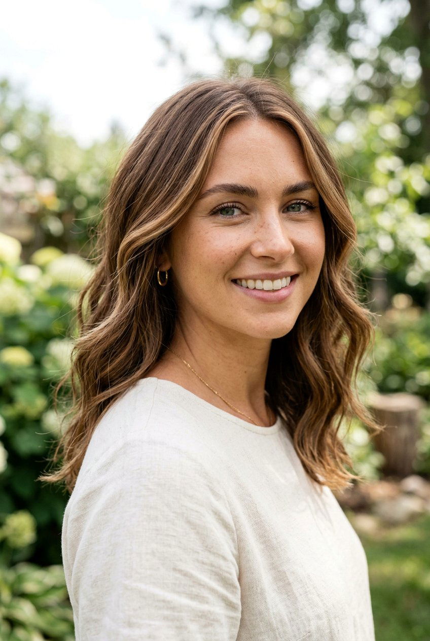 Natural brown face framing - 20 face framing highlights - 20 face framing highlights