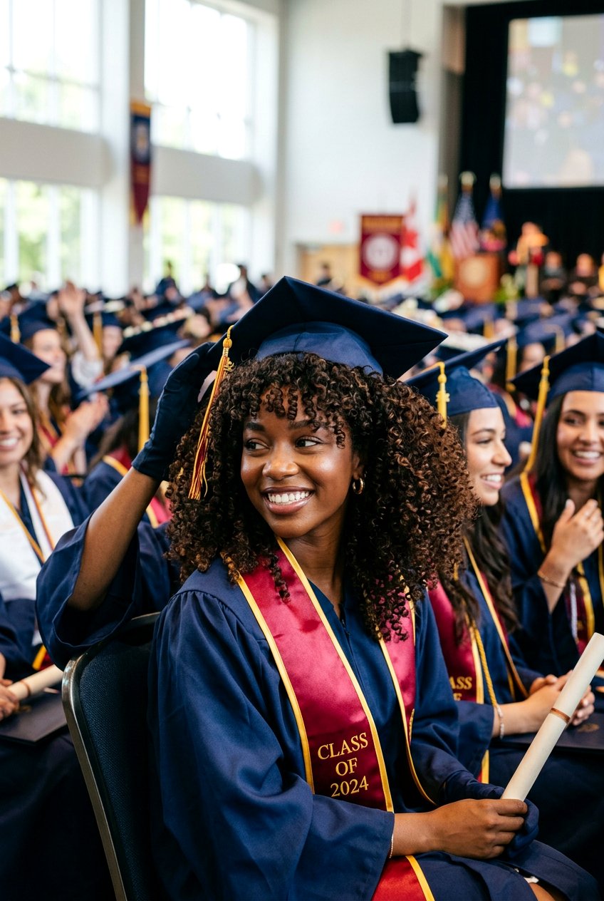 Natural curls for graduation - 20 graduation hairstyles - 20 graduation hairstyles