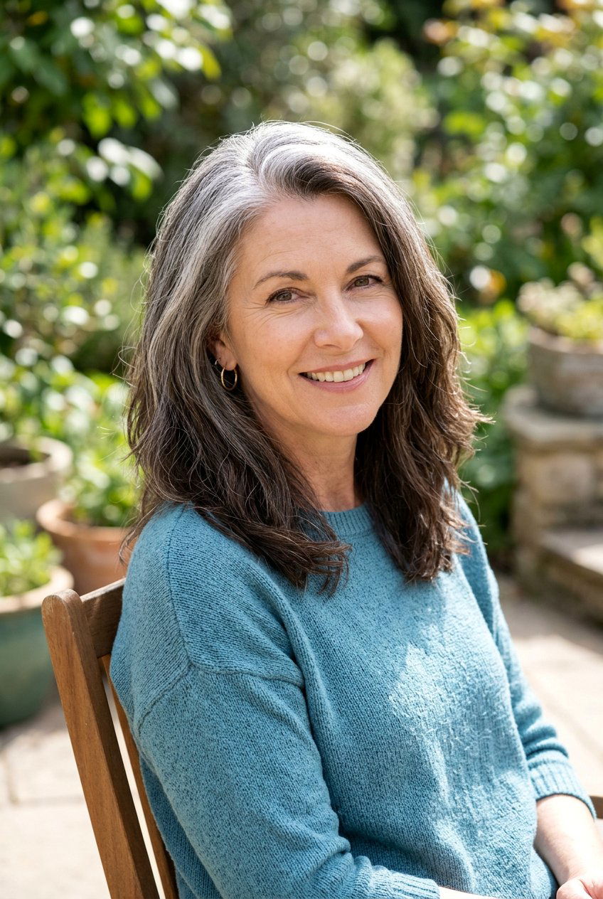 Natural gray transition hair - 20 salt and pepper hair color ideas - 20 salt and pepper hair color ideas