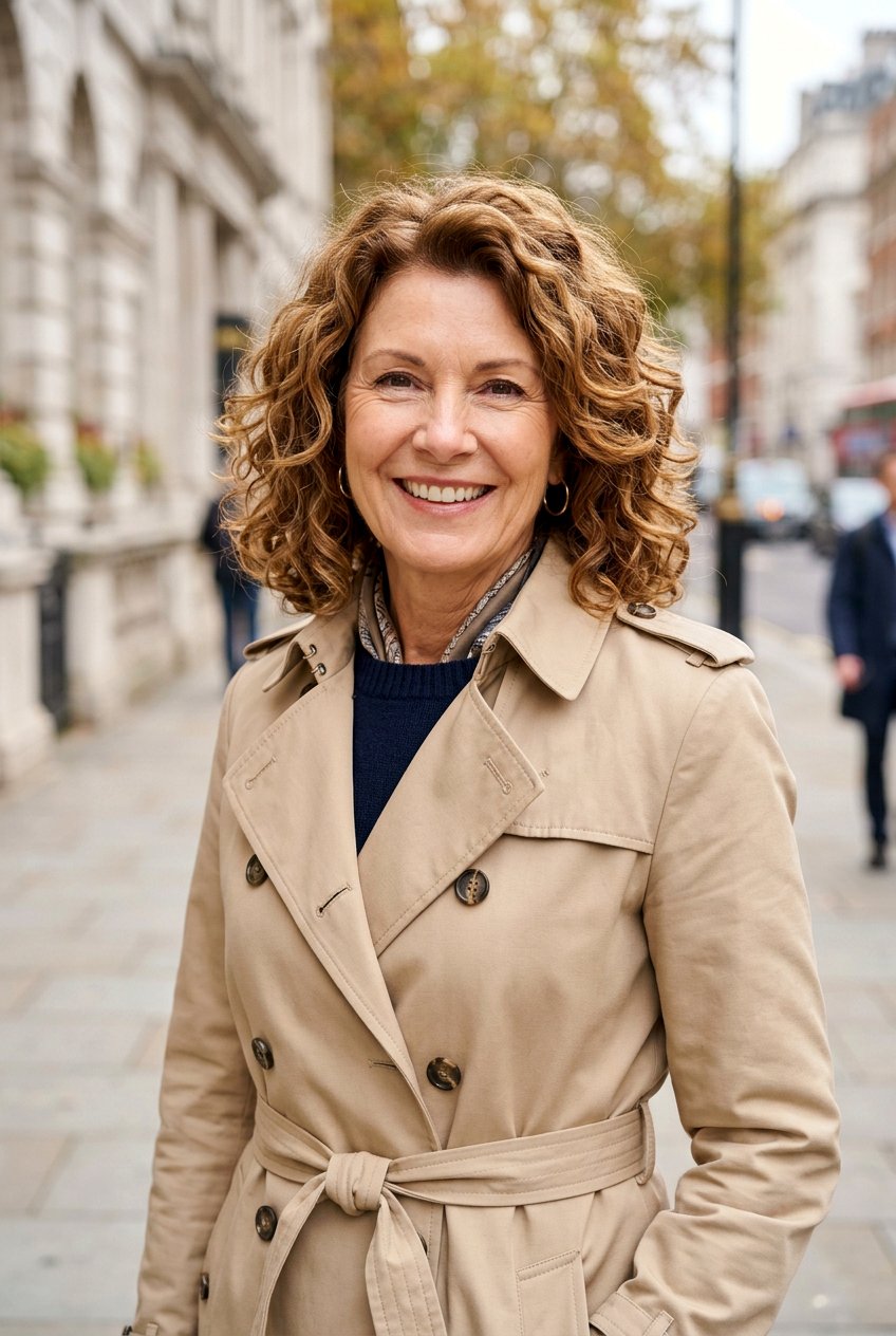 Neck Length Curly Bob - 20 curly bob for mature women - 20 curly bob for mature women