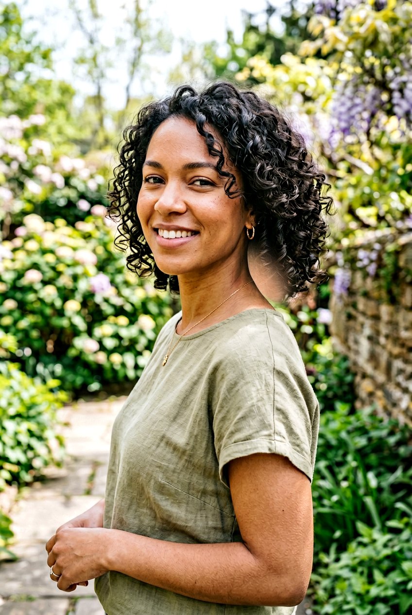 Neck Length Curly Tapered Haircut - 20 low maintenance haircut for mature curls - 20 low maintenance haircut for mature curls