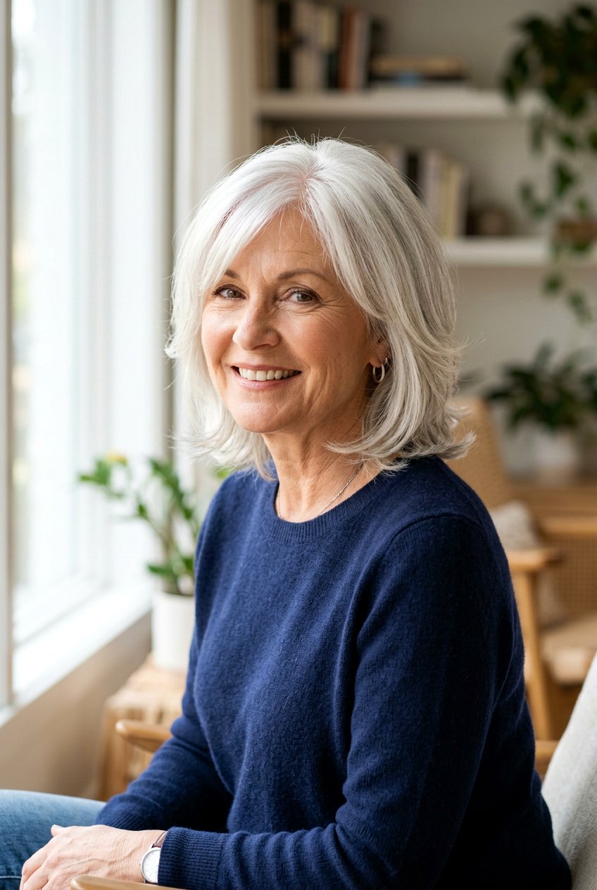 Neck Length Layered Bob - 20 short hairstyles for women over 50 - 20 short hairstyles for women over 50