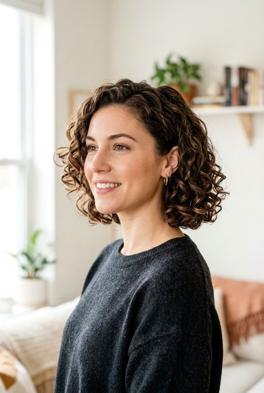 Neck length curly bob - 20 curly bob hairstyles - 20 curly bob hairstyles