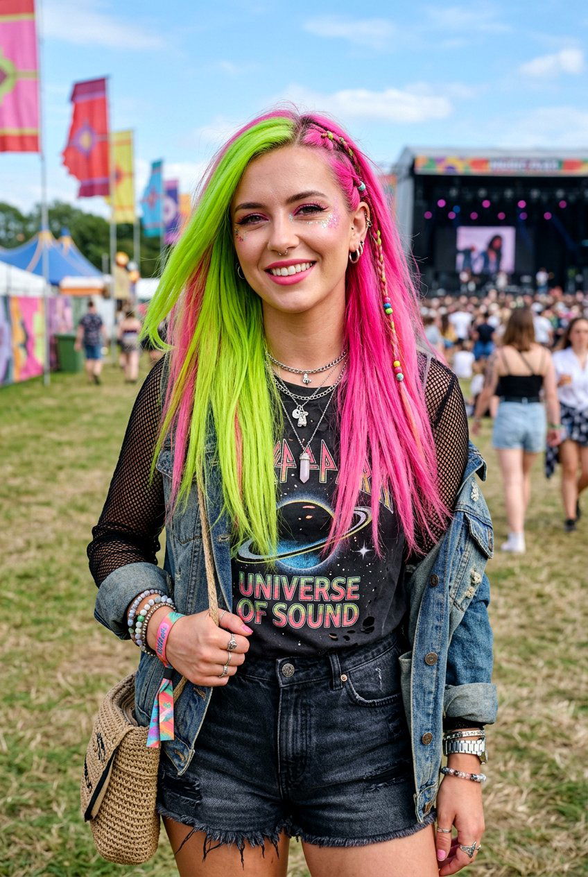 Neon Green and Pink Unicorn Hair Color - 20 unicorn hair color ideas - 20 unicorn hair color ideas