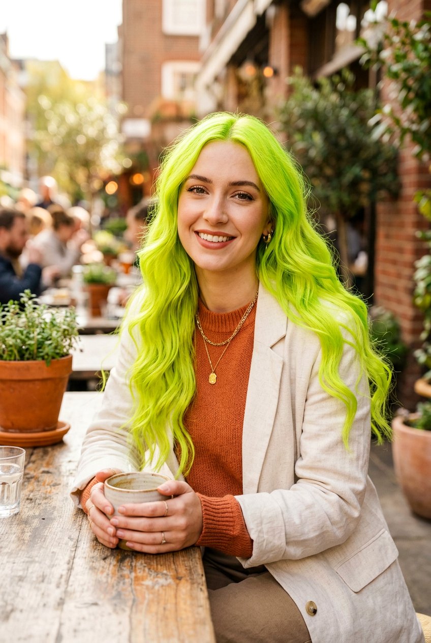Neon Lime Green Hair Color - 20 neon green hair color - 20 neon green hair color