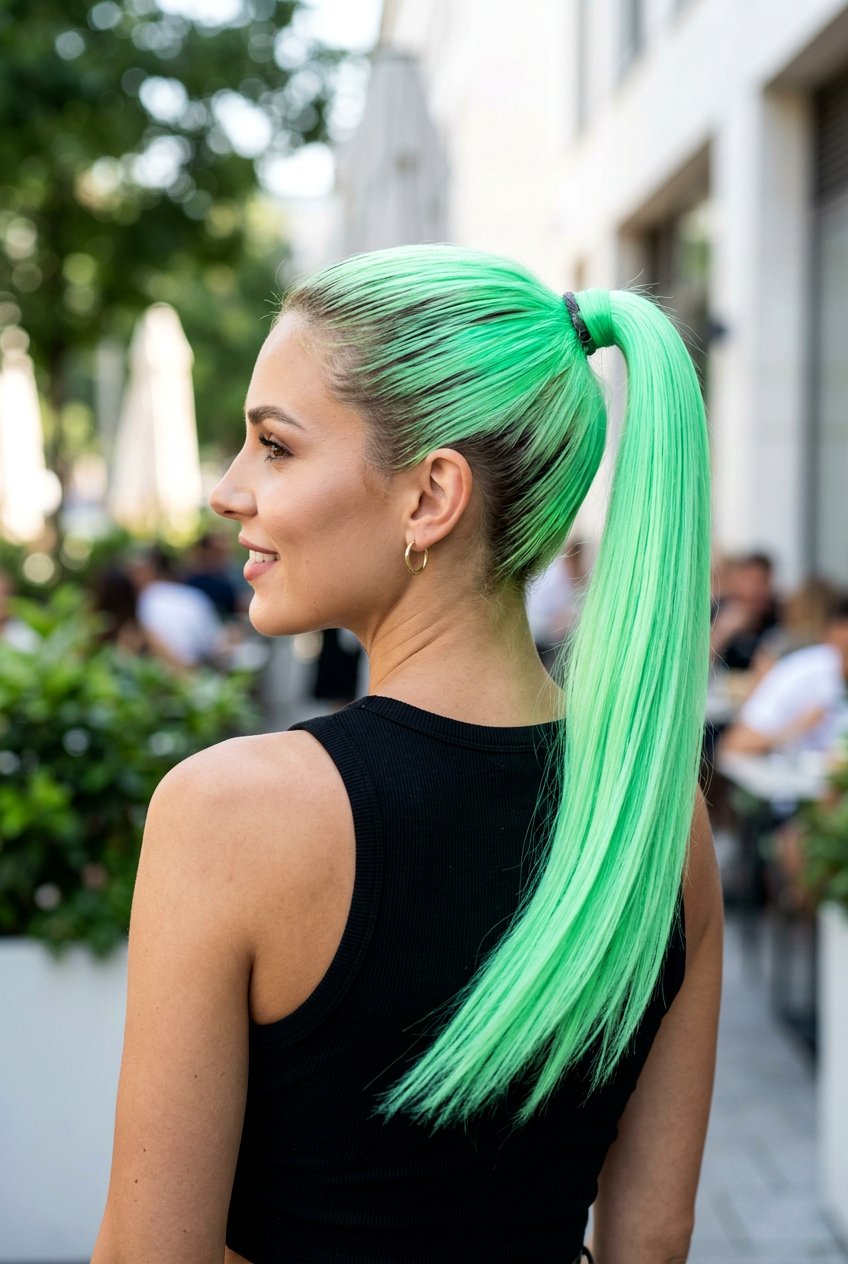 Neon Mint Green Hair - 20 mint green hair color - 20 mint green hair color