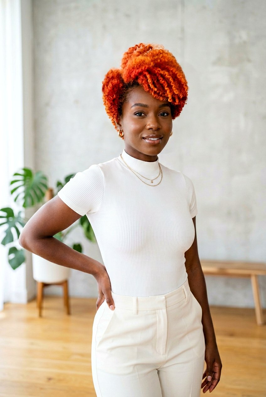 Neon copper twa - 20 copper twa hairstyle - 20 copper twa hairstyle