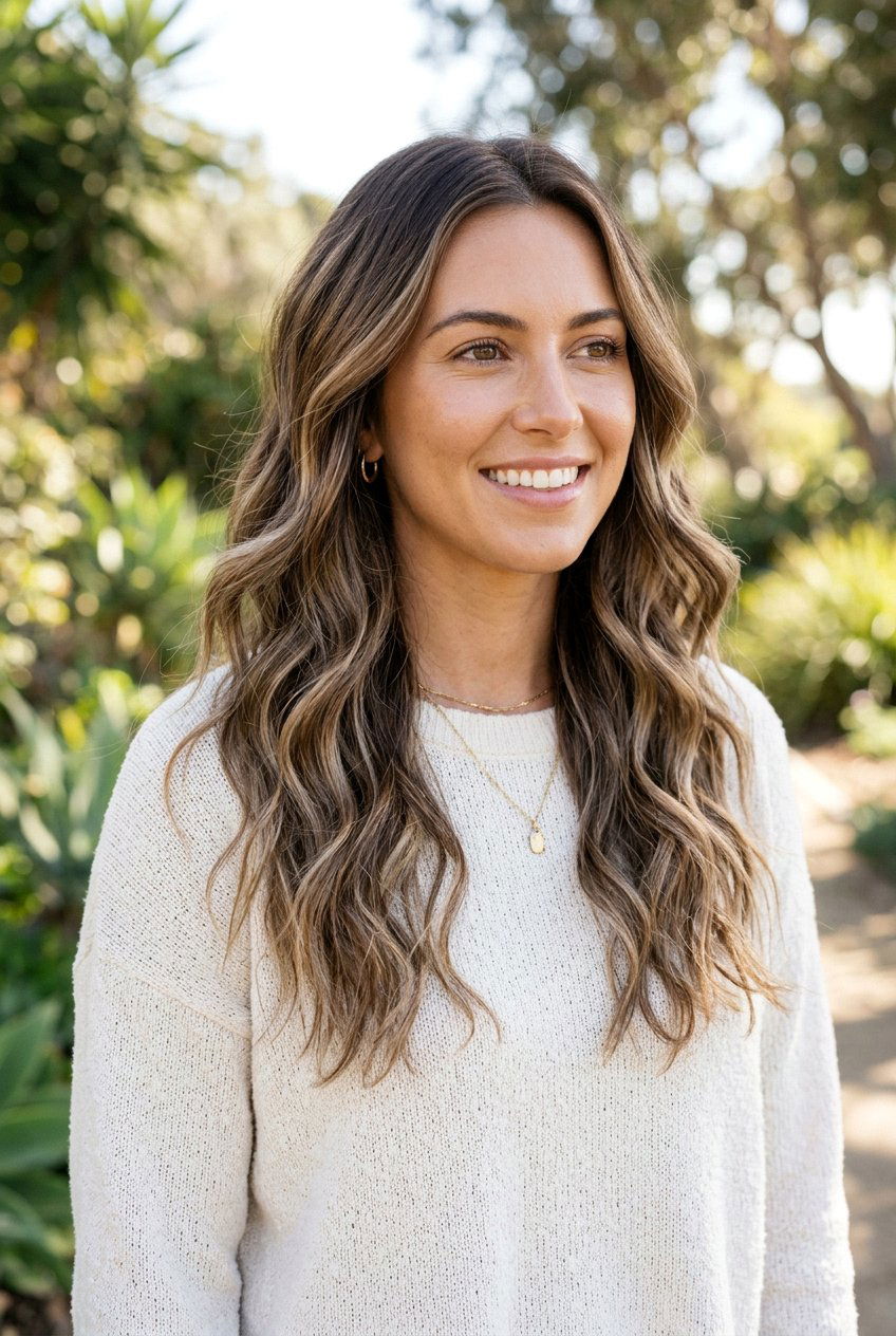 20 Stunning Neutral Brown Balayage Looks for Every Season