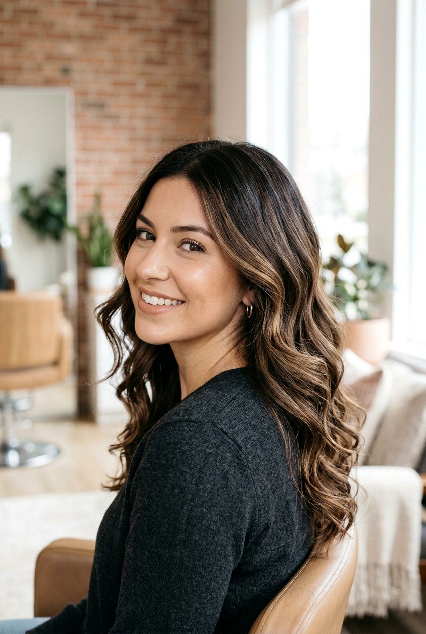 Neutral Brown Balayage On Dark Brown Hair - 20 neutral brown balayage - 20 neutral brown balayage