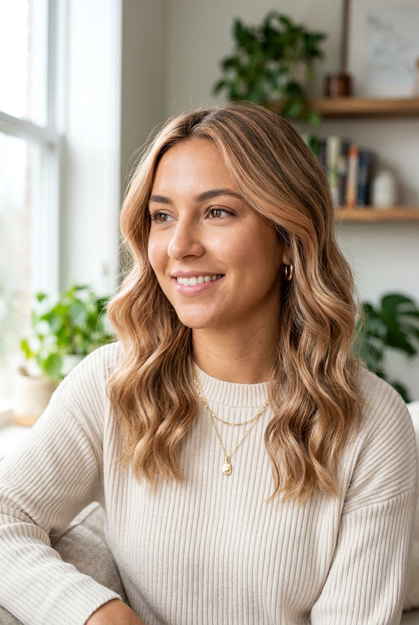 Neutral Strawberry Blonde Balayage For Medium Skin - 20 strawberry blonde balayage - 20 strawberry blonde balayage