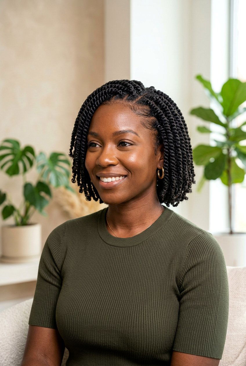 Nubian twist - 20 twist hairstyles for black women - 20 twist hairstyles for black women