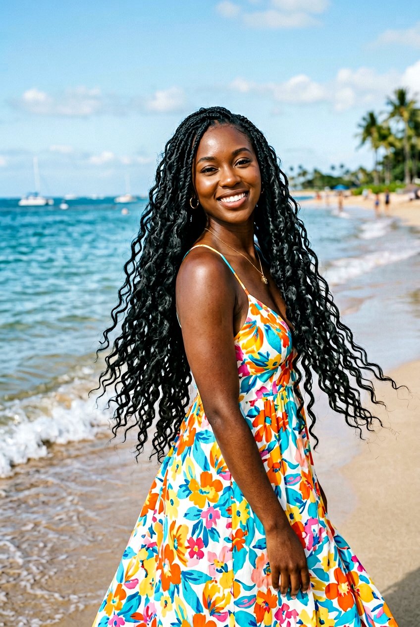 Ocean Wave Crochet Braids - 20 crochet braids for black women - 20 crochet braids for black women