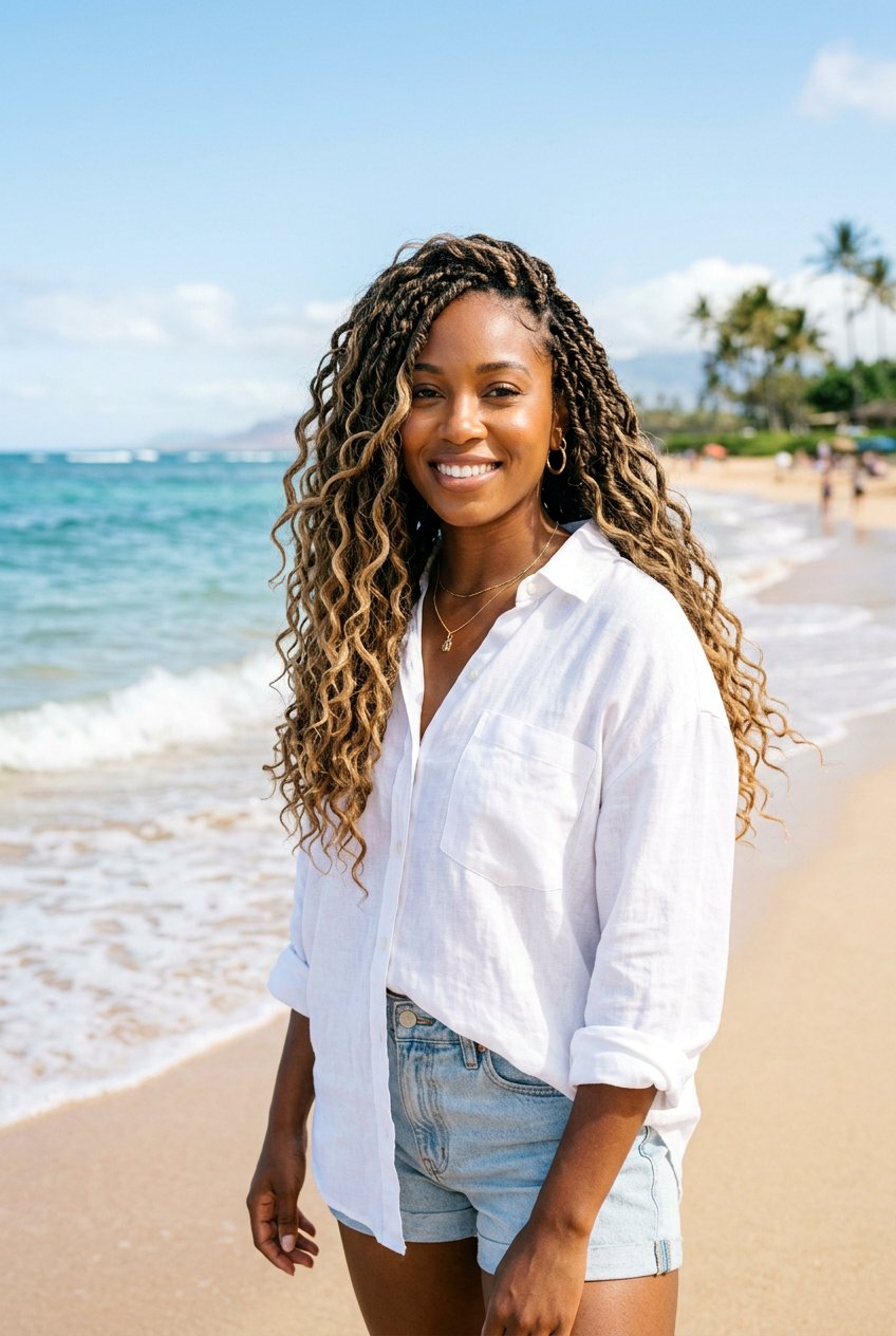 Ocean Wave Crochet - 20 curly crochet hairstyles - 20 curly crochet hairstyles