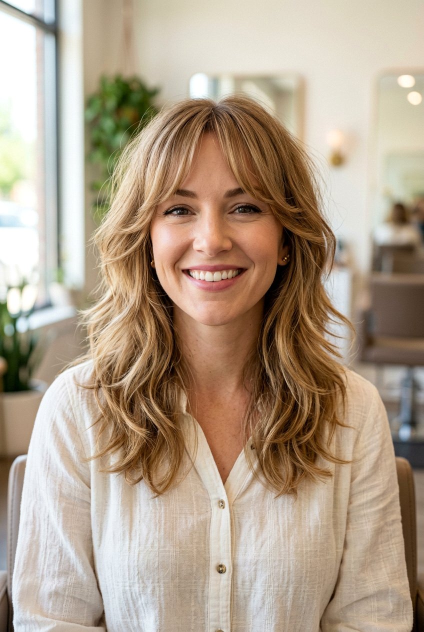 Octopus Haircut With Curtain Bangs For Heart Shaped Face - 20 octopus haircut with curtain bangs - 20 octopus haircut with curtain bangs