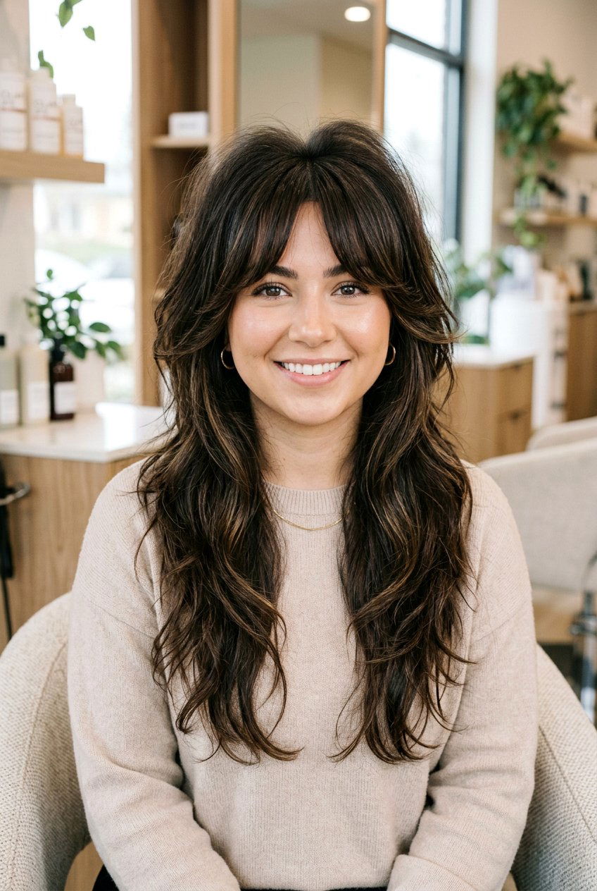 Octopus Haircut With Curtain Bangs For Round Face - 20 octopus haircut with curtain bangs - 20 octopus haircut with curtain bangs