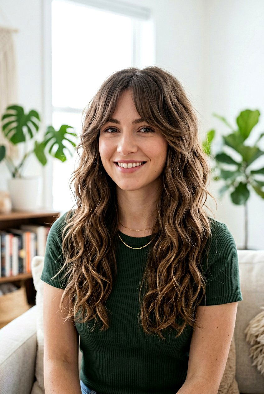 Octopus Haircut With Curtain Bangs For Wavy Hair - 20 octopus haircut with curtain bangs - 20 octopus haircut with curtain bangs