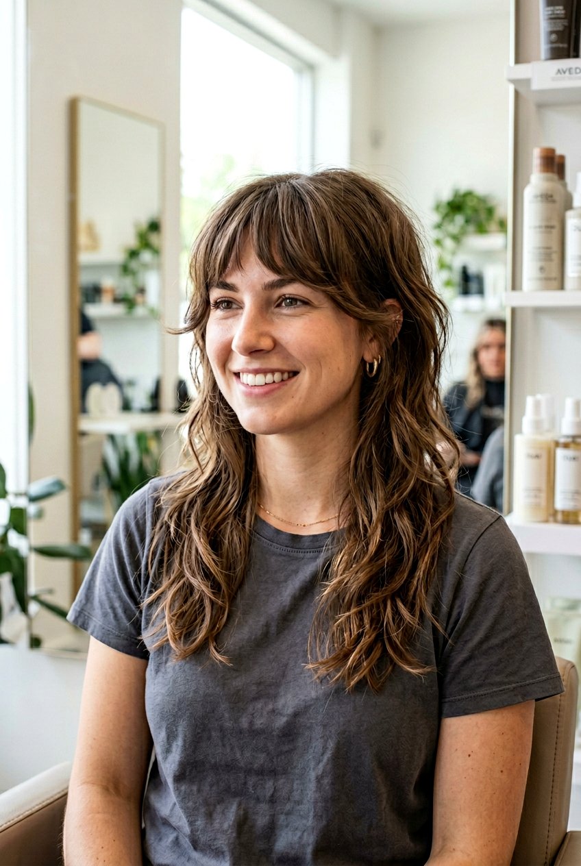 Octopus Haircut With Short Curtain Bangs - 20 octopus haircut with curtain bangs - 20 octopus haircut with curtain bangs