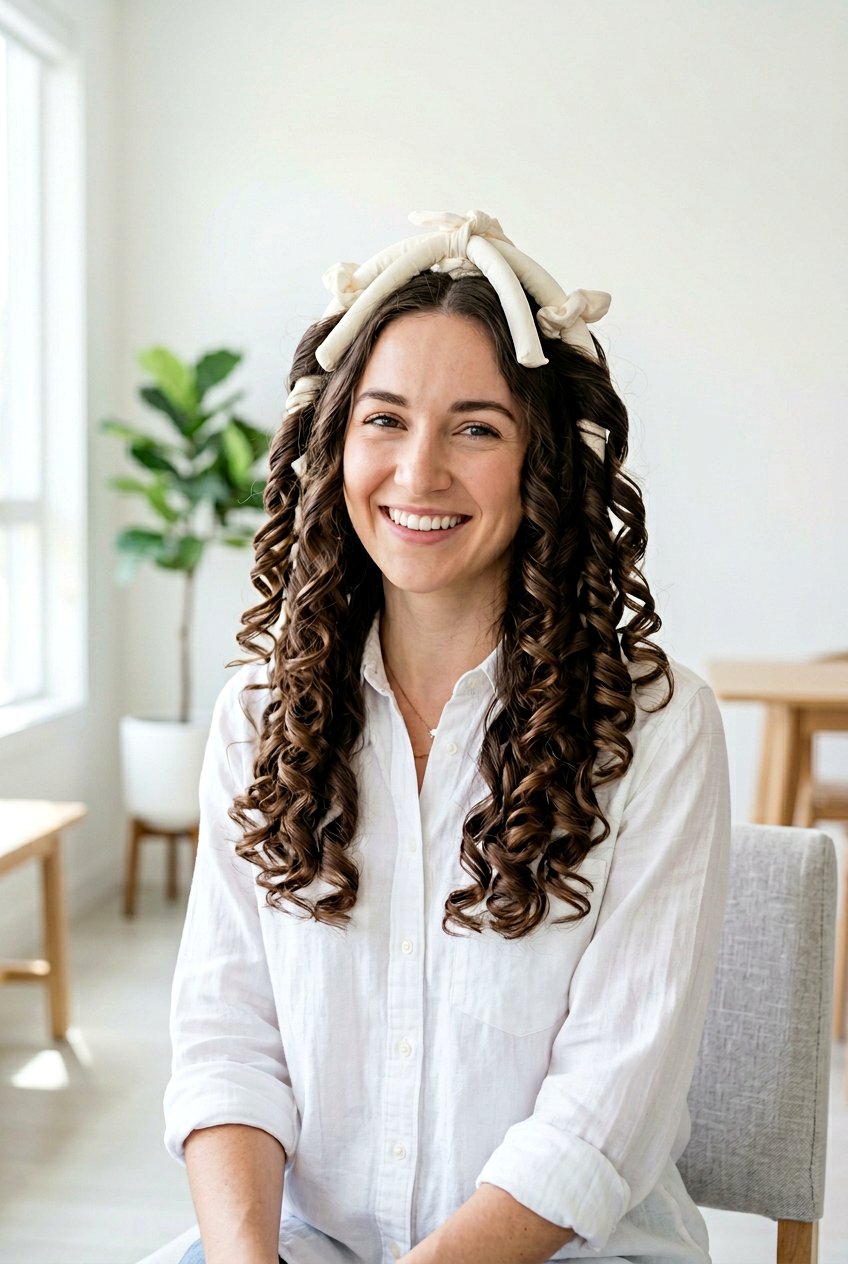 Octopus Heatless Tool - 20 heatless curls for shoulder length hair - 20 heatless curls for shoulder length hair