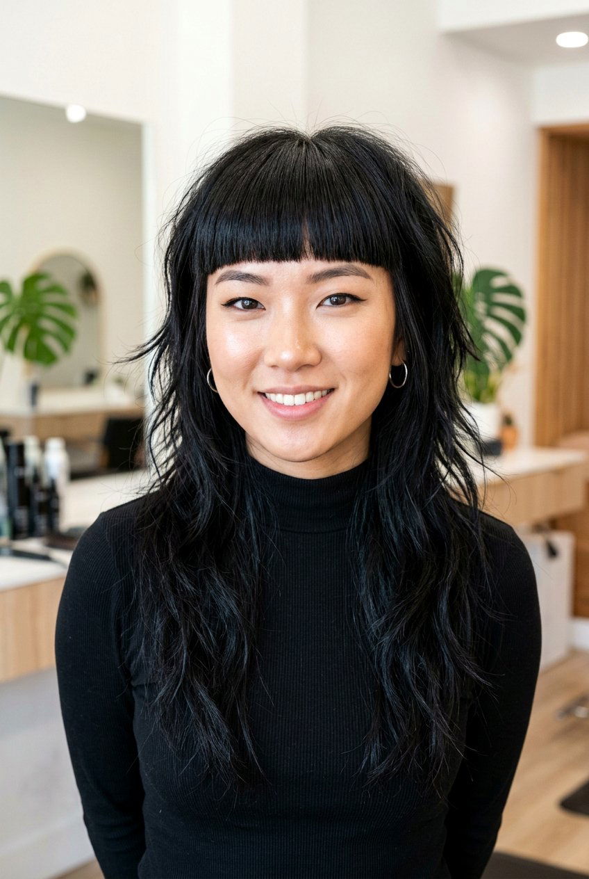 Octopus haircut with blunt bangs - 20 octopus haircut - 20 octopus haircut