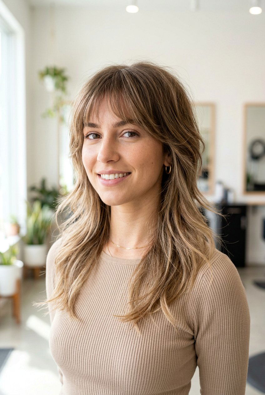 Octopus haircut with wispy bangs - 20 octopus haircut - 20 octopus haircut