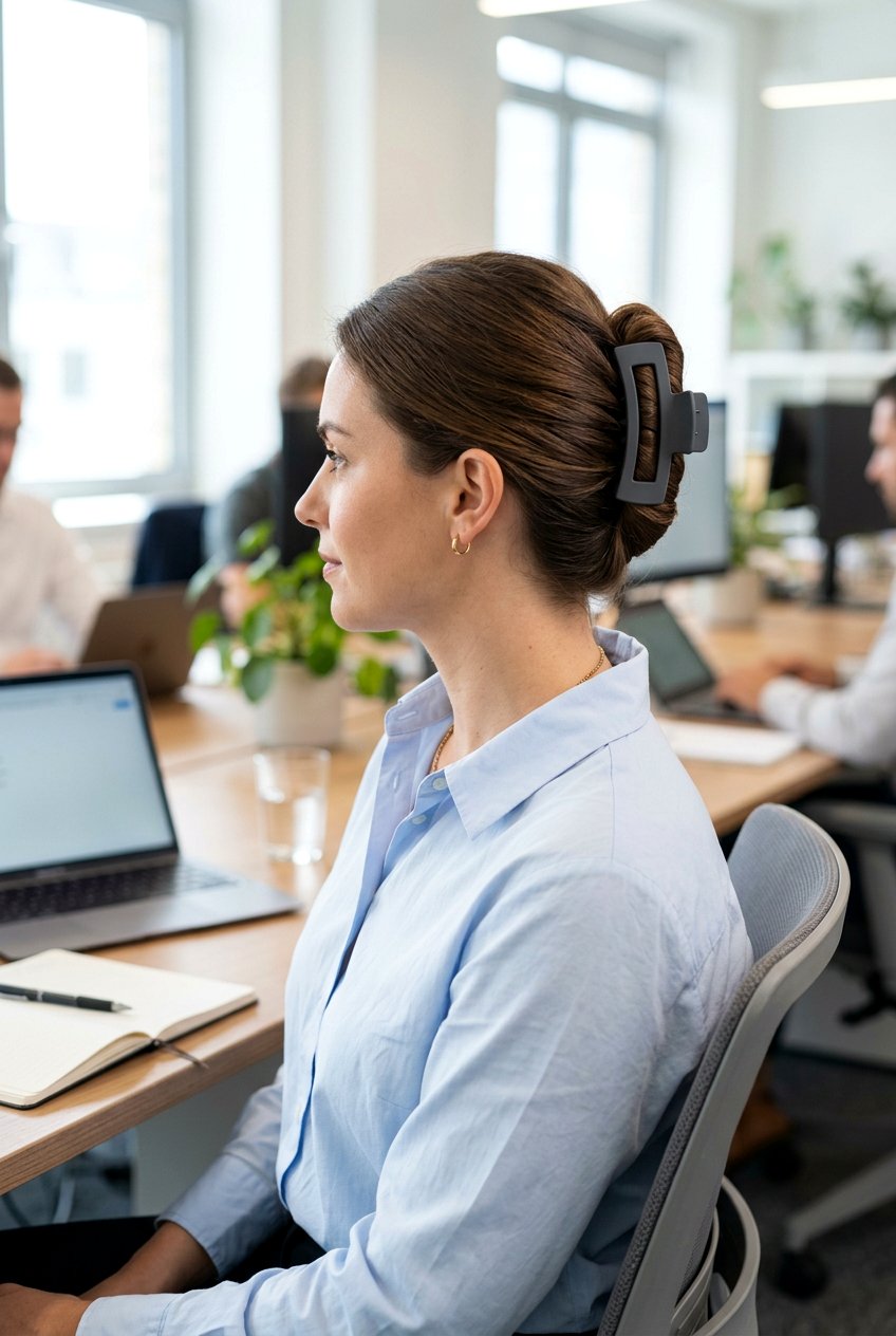 Office claw clip french twist - 20 claw clip french twist hairstyle - 20 claw clip french twist hairstyle