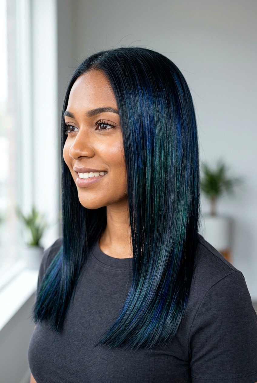 Oil Slick Hair Color on Black Hair - 20 oil slick hair color - 20 oil slick hair color